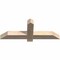 Ekena Millwork Eugene Smooth Timber Gable Bracket, Douglas Fir, 36"W x 13"H x 3 1/2"D x 3 1/2"F, 9/12 Pitch GBW036X13X0404EUG00SDF - alternate 3